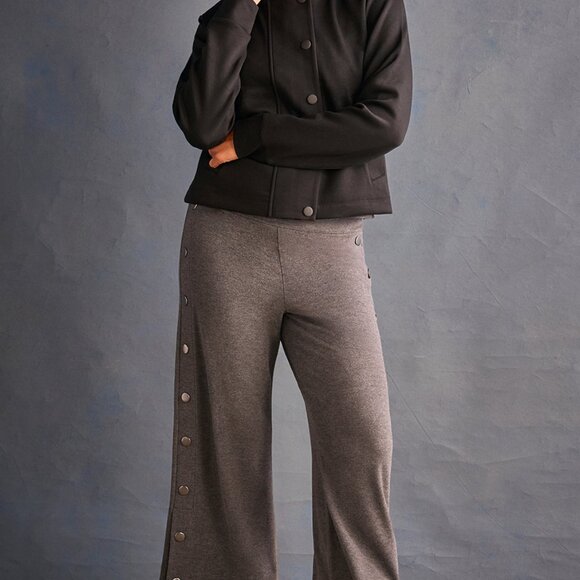 CABI Low Key Pique' Knit Hoodie - Picture 2 of 3